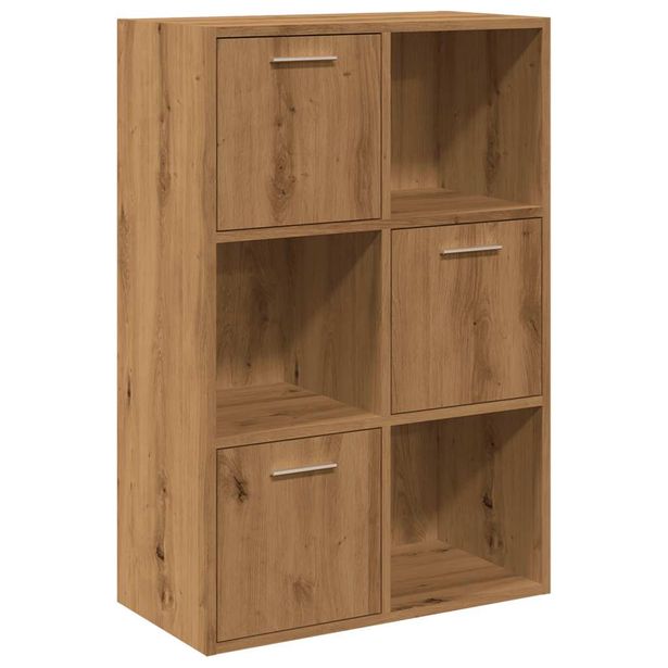Kirjahylly artesaani tammi 60,5x30x90 cm tekninen puu ja rauta (55971)