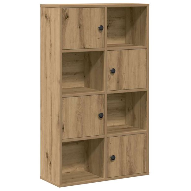 Kirjahylly artesaani tammi 60x24x101,5 cm tekninen puu (60399)