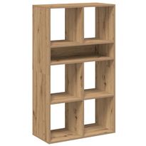 Kirjahylly artesaani tammi 66x31x112 cm tekninen puu (60309)