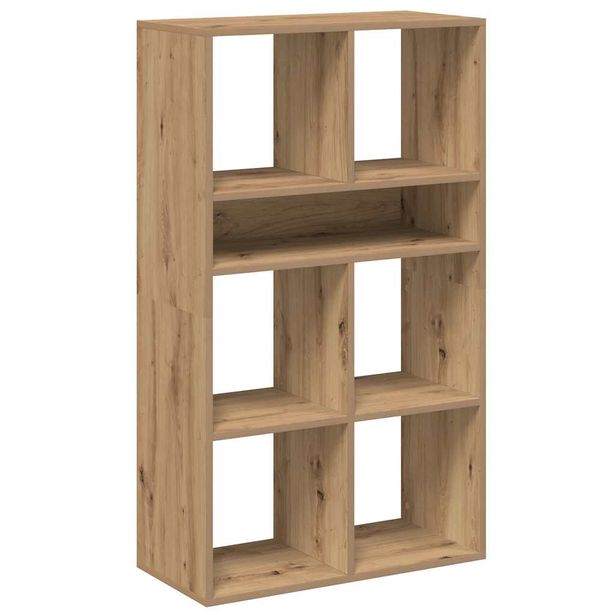 Kirjahylly artesaani tammi 66x31x112 cm tekninen puu (60309)