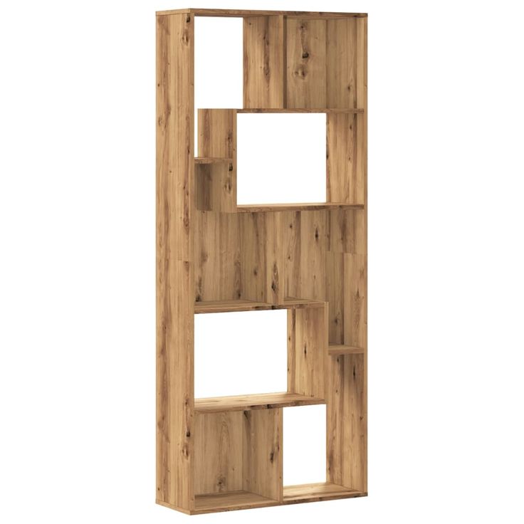 Kirjahylly artesaani tammi 67x24x161 cm tekninen puu (56015)