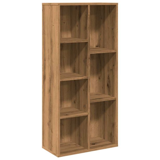 Kirjahylly käsityöläinen tammi 50x25x104 cm (55965)