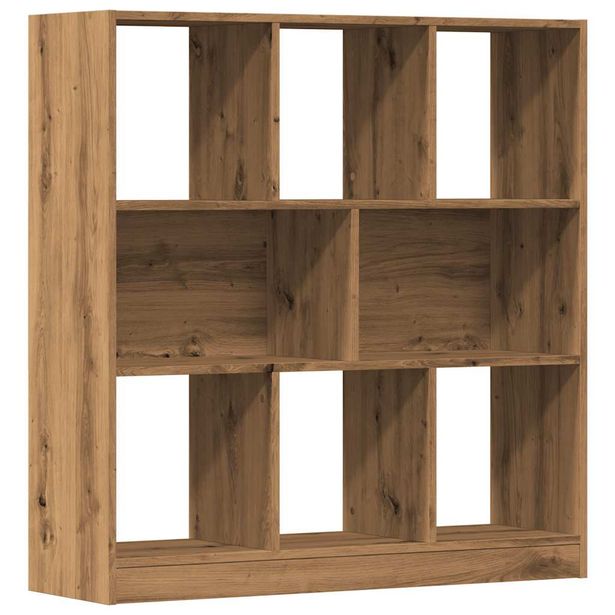 Kirjahylly käsityöläinen tammi 97,5x29,5x100 cm tekninen puu (55789)