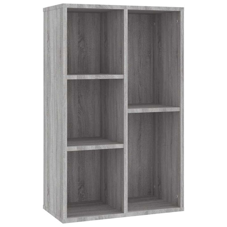 Kirjahylly / Senkki harmaa Sonoma 50x25x80 cm tekninen puu (26612)