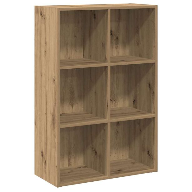 Kirjahylly / Senkki käsityöläinen tammi 66x30x98cm tekninen puu (55827)