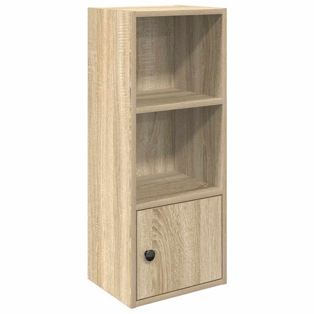 Kirjahylly Sonoma-tammi 31x24x77 cm tekninen puu (60330)