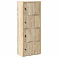 Kirjahylly Sonoma-tammi 40x24x102 cm tekninen puu (60375)