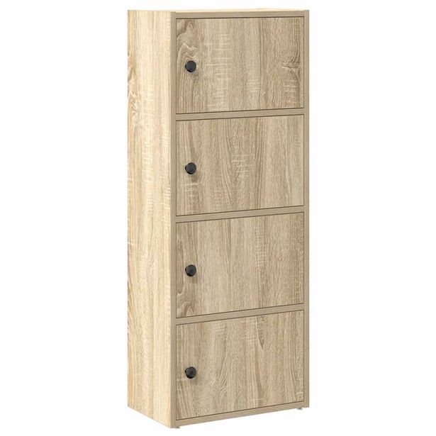 Kirjahylly Sonoma-tammi 40x24x102 cm tekninen puu (60375)