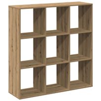 Kirjahylly/Tilanjakaja tammi 102x29x103,5 cm tekninen puu (58047)