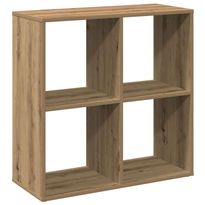 Kirjahylly/Tilanjakaja tammi 69,5x29x69,5 cm tekninen puu (58011)