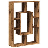 Kirjahylly vanha puu 63x20x90 cm tekninen puu (58145)