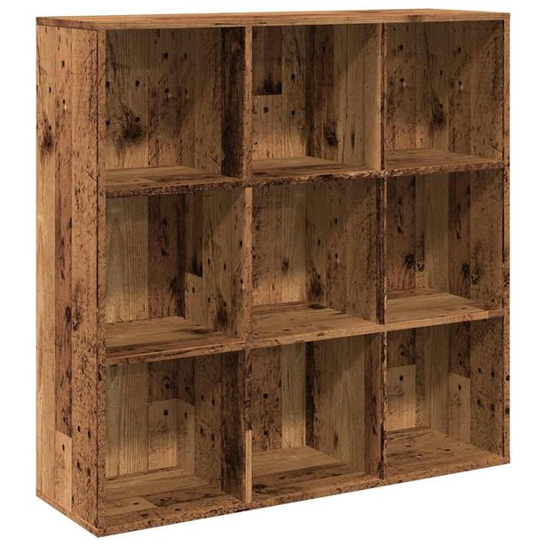 Kirjahylly vanhaa puuta 98x29x97,5 cm (55968)