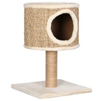Kissan kiipeilypuu pesäkolo/raapimispylväs 52 cm meriheinä (70972)