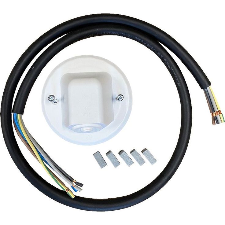 Kiuaskaapelisetti Etherma E-Kiuasset H07RN-F 5G2,5, 1.2m kaapeli