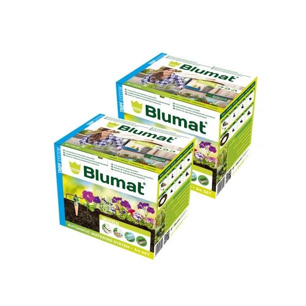 Kastelujärjestelmä Blumat, tuplapakkaus, yht. 14m letkua + 24 suutinta