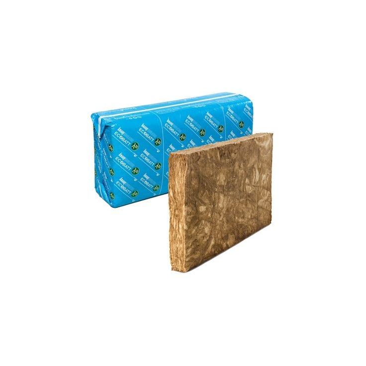 Lasivilla Knauf Ecobatt 035 200mm, levykoko 570x1170mm, 2m2/pkt