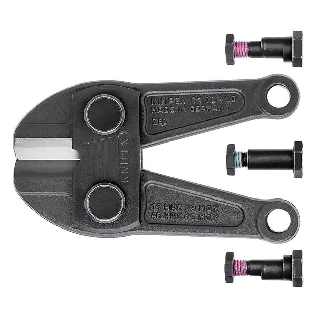 Pulttisaksien varaterät Knipex, eri kokoja