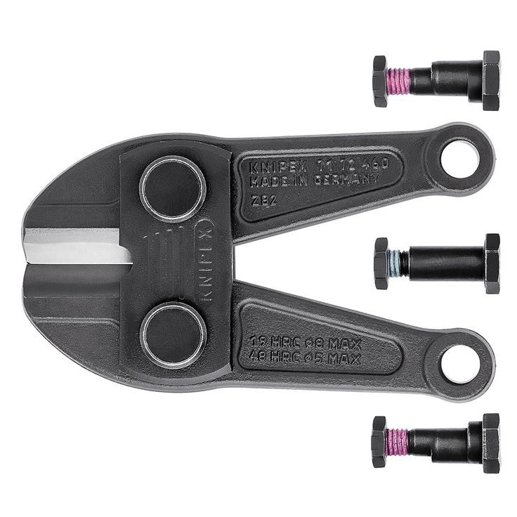 Pulttisaksien varaterät Knipex, eri kokoja