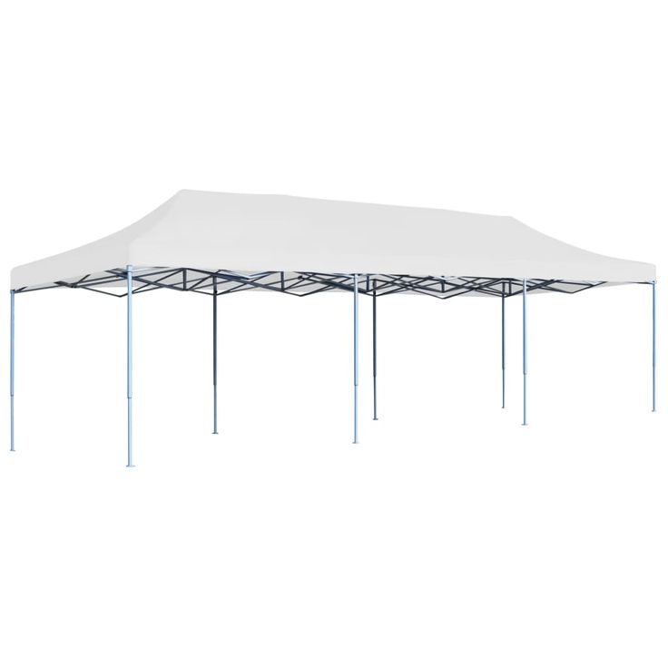 Kokoontaittuva pop-up juhlateltta 3 x 9 m valkoinen