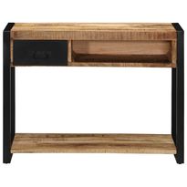 Konsolipöytä, 100x35x75 cm, massiivipuu, eri värejä ja materiaaleja (42626)