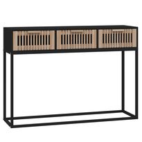 Konsolipöytä tekninen puu ja rauta, 105x30x75 cm, eri värejä (28372)