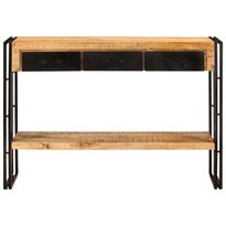Konsolipöytä 110x30x76 cm täysi mangopuu (48159)