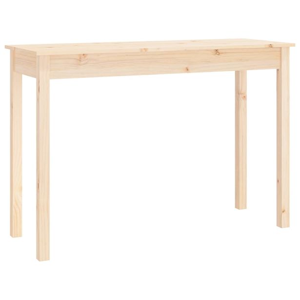 Konsolipöytä 110x40x75 cm täysi mänty (14239)