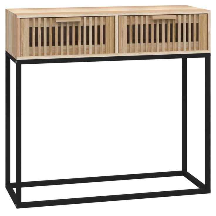 Konsolipöytä 80x30x75 cm tekninen puu ja rauta (52105)