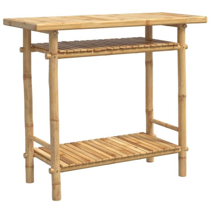 Konsolipöytä 90x37x75 cm bambu (68040)