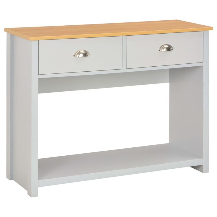 Konsolipöytä 97x35x76 cm harmaa