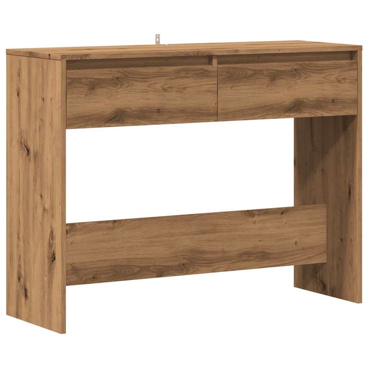 Konsolipöytä artesaani tammi 100x35x76,5 cm tekninen puu (56785)