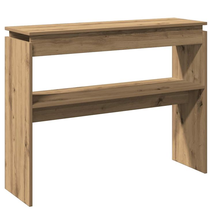 Konsolipöytä artesaani tammi 102x30x80 cm tekninen puu (56627)