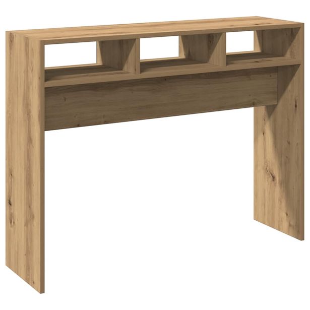 Konsolipöytä artesaani tammi 105x30x80 cm tekninen puu (56623)