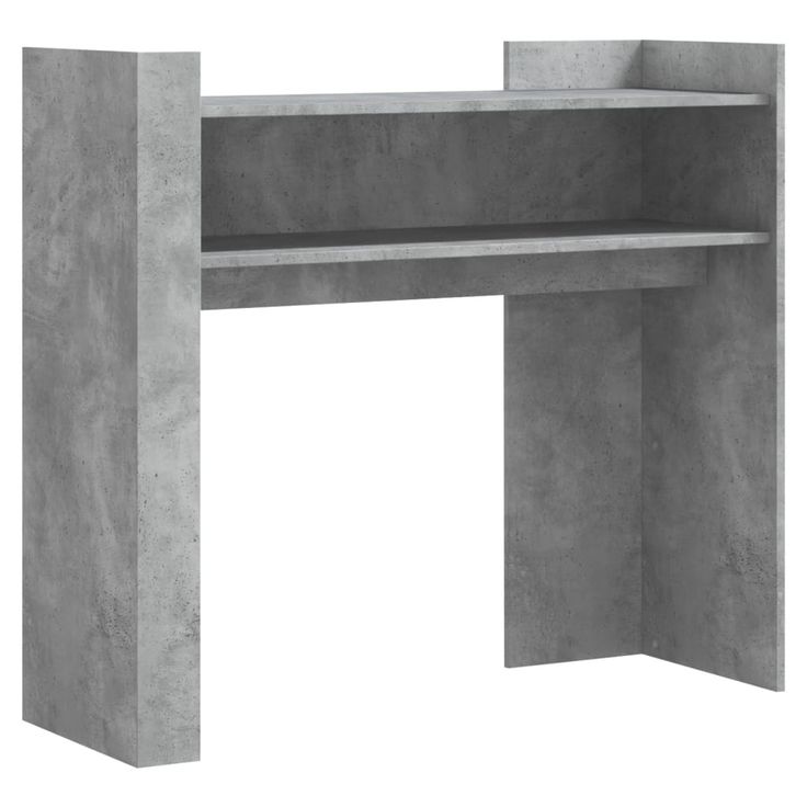 Konsolipöytä betoninharmaa 100x35x90 cm lastulevy (48468)