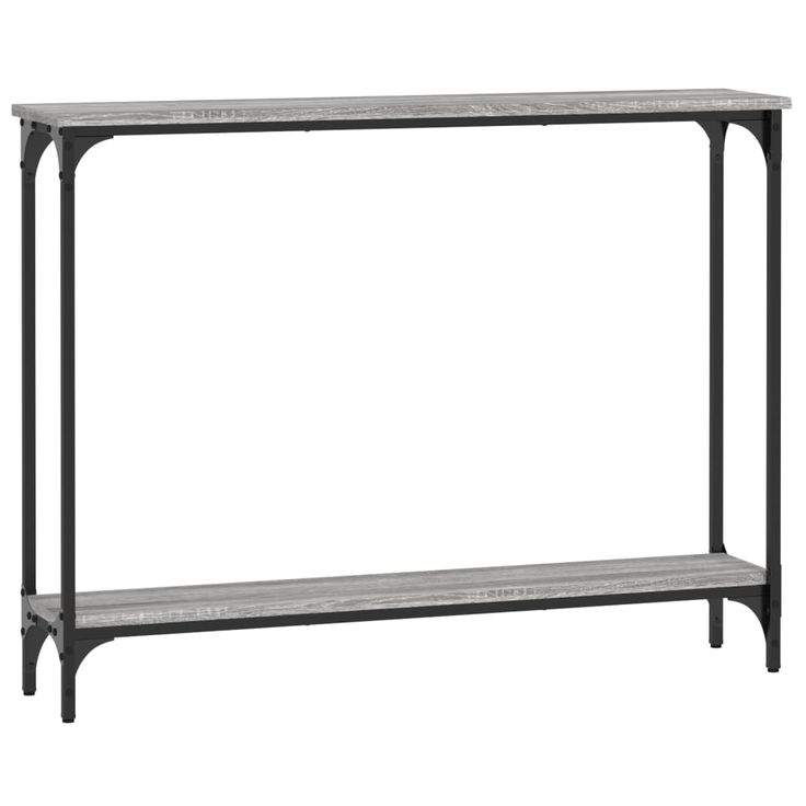 Konsolipöytä harmaa Sonoma 100x22,5x75 cm tekninen puu (34018)