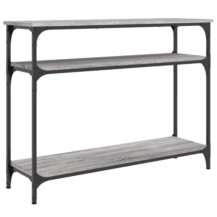 Konsolipöytä harmaa Sonoma 100x29x75 cm tekninen puu (34038)