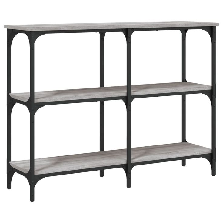 Konsolipöytä harmaa Sonoma 100x29x75 cm tekninen puu (34103)