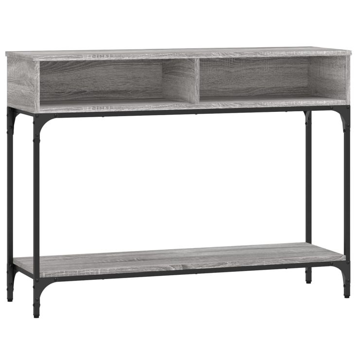 Konsolipöytä harmaa Sonoma 100x30,5x75 cm tekninen puu (33391)