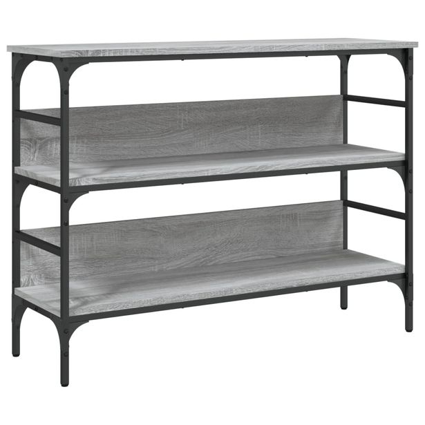 Konsolipöytä harmaa Sonoma 100x32x75 cm tekninen puu (39061)