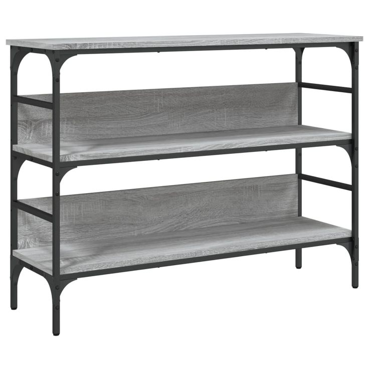 Konsolipöytä harmaa Sonoma 100x32x75 cm tekninen puu (39061)
