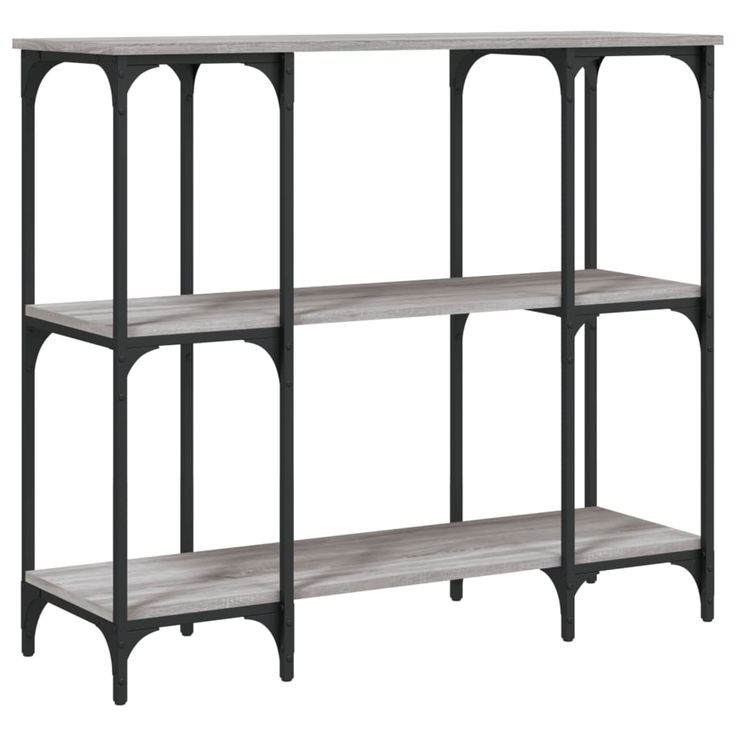Konsolipöytä harmaa Sonoma 100x34,5x75 cm tekninen puu (34148)