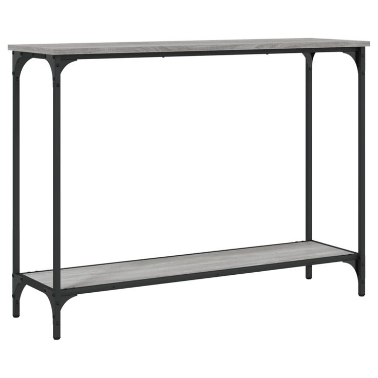 Konsolipöytä harmaa Sonoma 101x30,5x75 cm tekninen puu (37705)