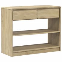 Konsolipöytä SAUDA tammenvärinen 89,5x36,5x73 cm täysi mänty (77599)