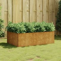 Istutuslaatikko 120x80x40 cm corten-teräs