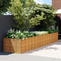 Istutuslaatikko 479x100x69 cm corten-teräs
