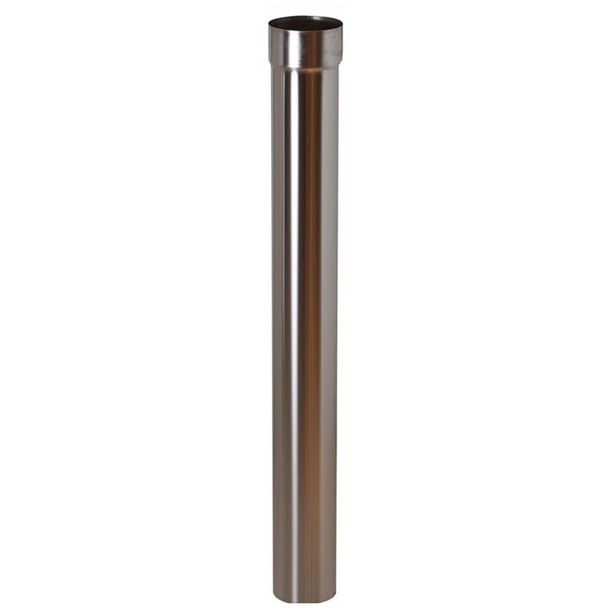 Teräshormi Kota 15 jatko, Ø125mm, eristämätön, 100cm, rst