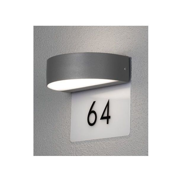 Numerovalaisin Konstsmide Monza 7855-370, 2x4.5W, IP54, 6x21x13cm, antrasiitti