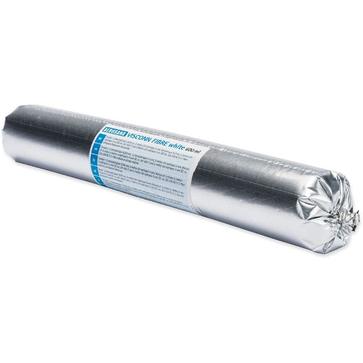 Kuituvahvistettu tiivistyspinnoite Aerosana Visconn Fibre 600ml valkoinen