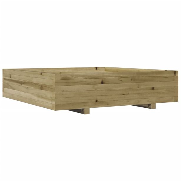 Kukkalaatikko 100x100x26,5 cm kyllästetty mänty (47322)