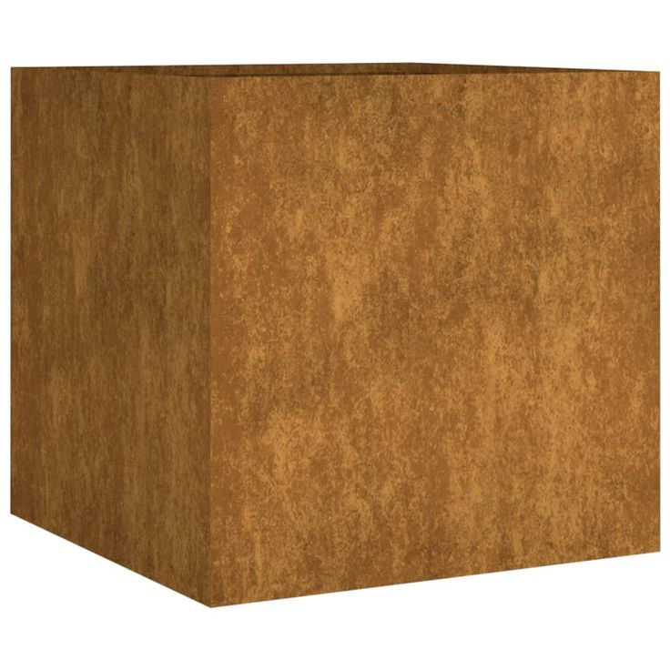 Kukkalaatikko 40x41x40 cm Corten teräs (24518)